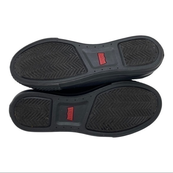 Levi’s Black Canvas Sneakers Size 6 - Picture 7 of 8